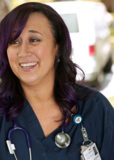 The Nurse with the Purple Hair