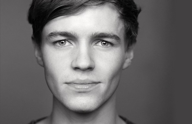 A black and white close-up of Steffan Cennydd.