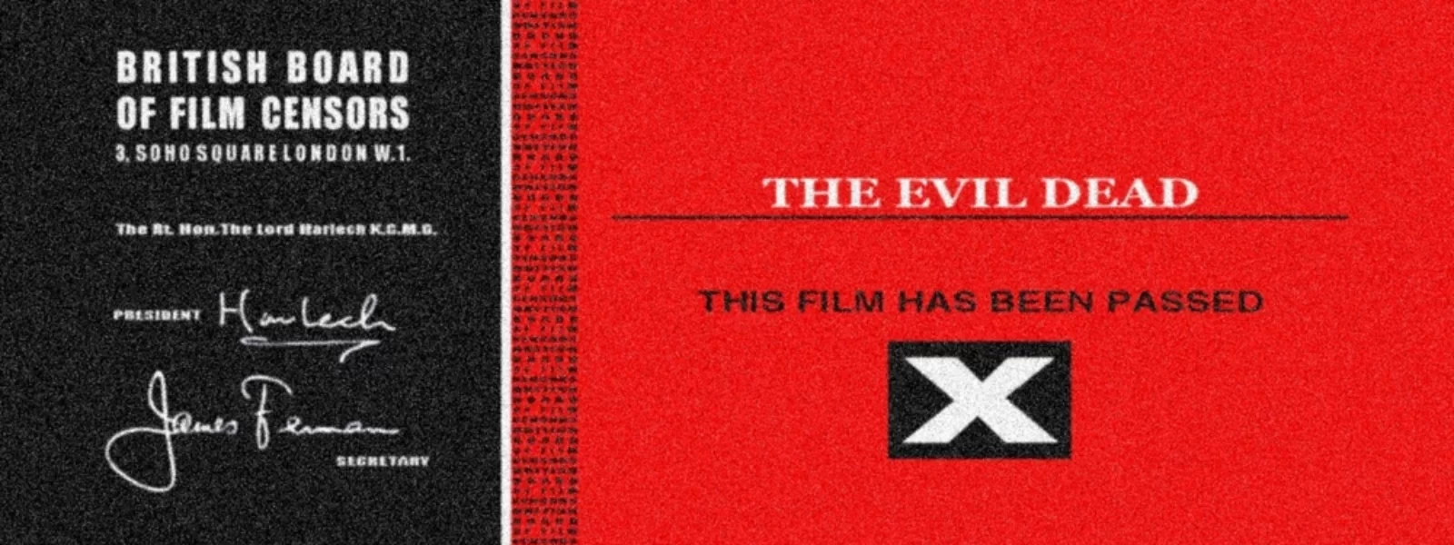 Evil Dead BBFC certificate X